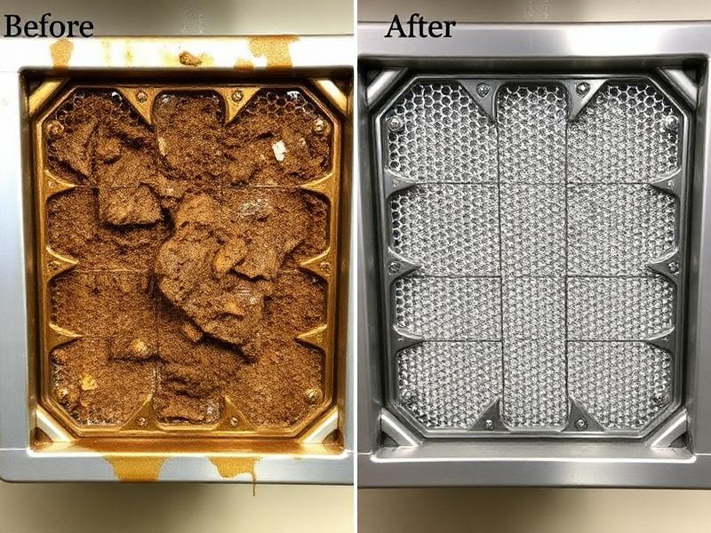 Avant/Après nettoyage filtre